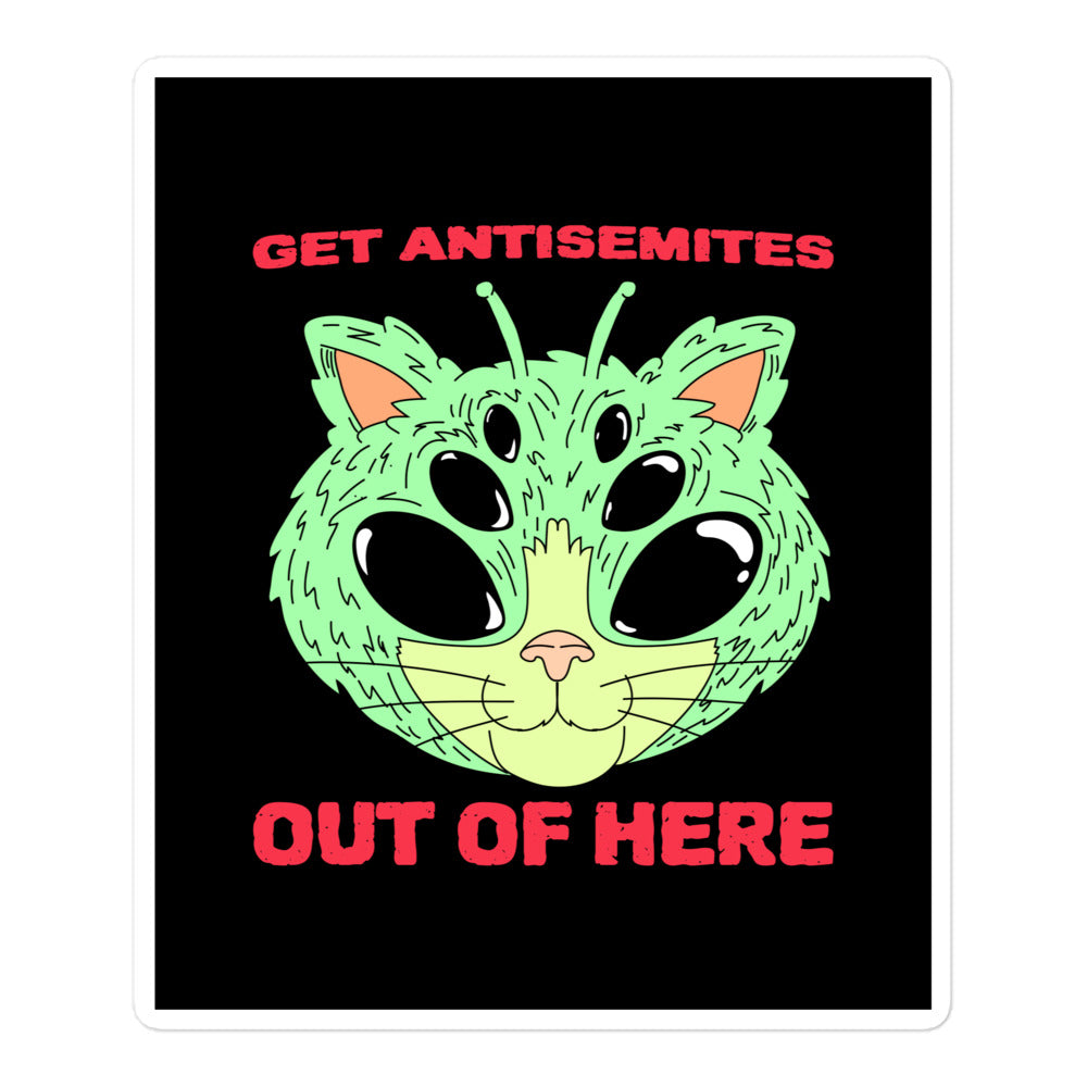 Get Alien Out | Antisemitism | Kiss Cut Sticker Jouparty