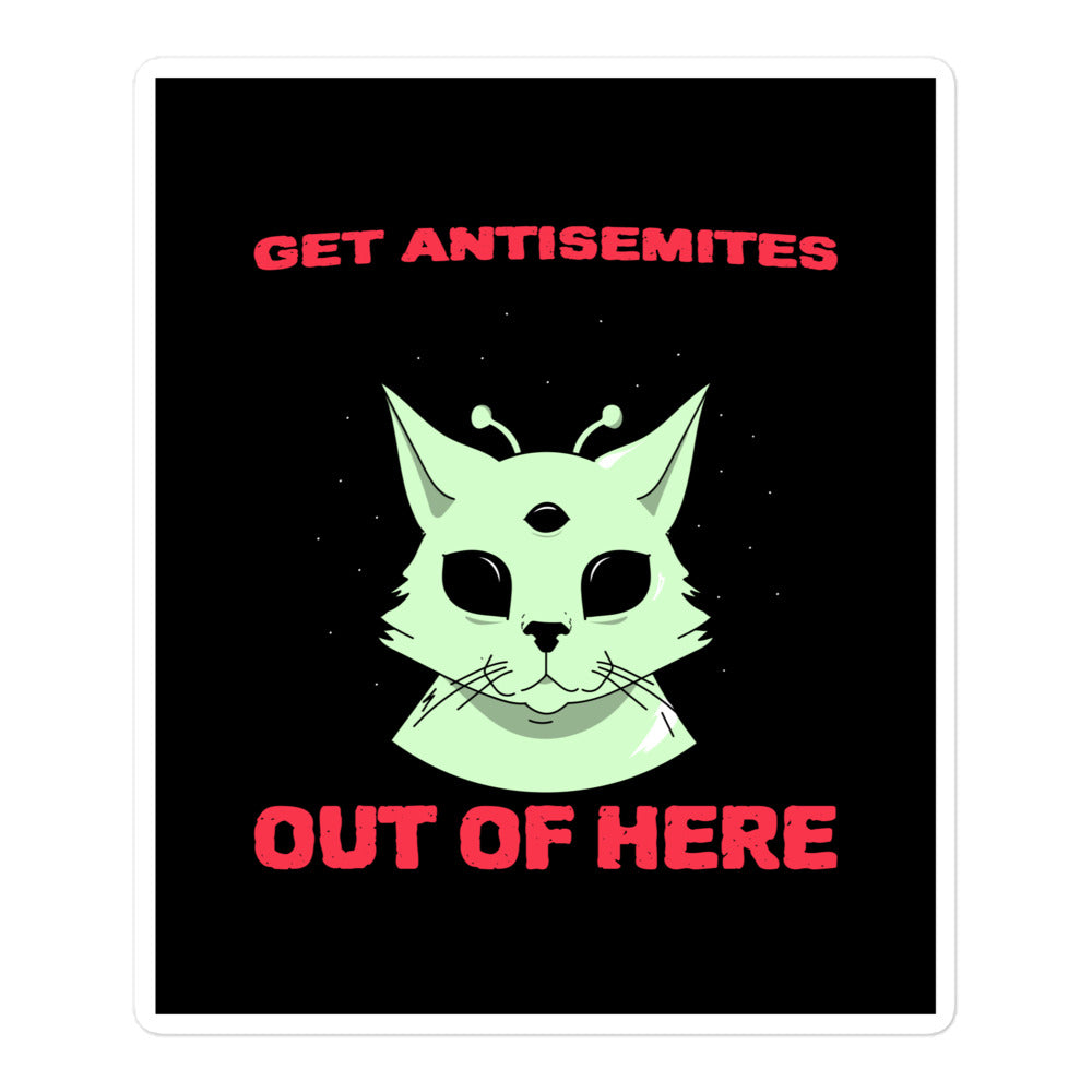 Get Alien Out | Antisemitism | Kiss Cut Sticker Jouparty