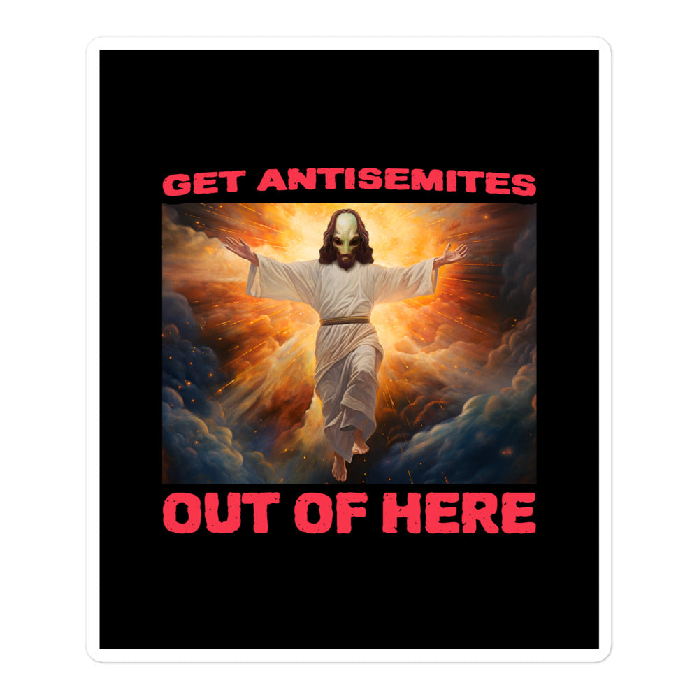 Get Alien Out | Antisemitism | Kiss Cut Sticker Jouparty