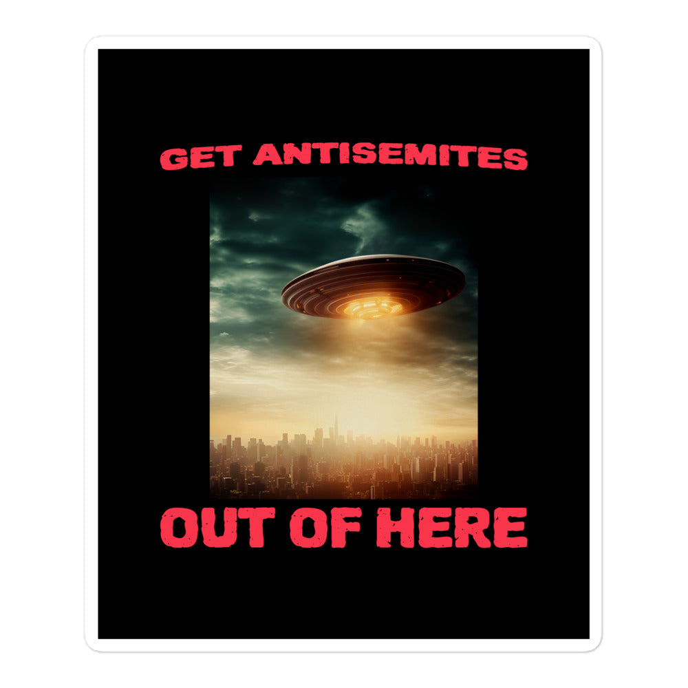 Get Alien Out | Antisemitism | Kiss Cut Sticker Jouparty