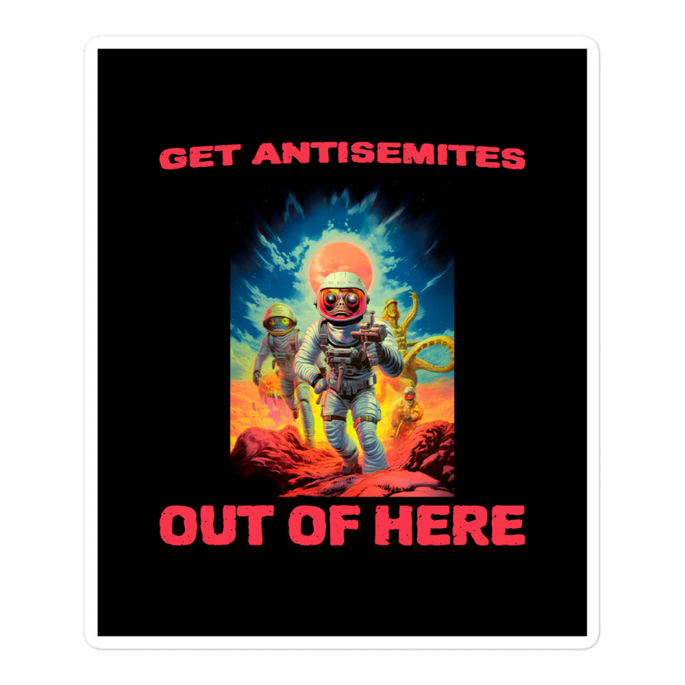 Get Alien Out | Antisemitism | Kiss Cut Sticker Jouparty
