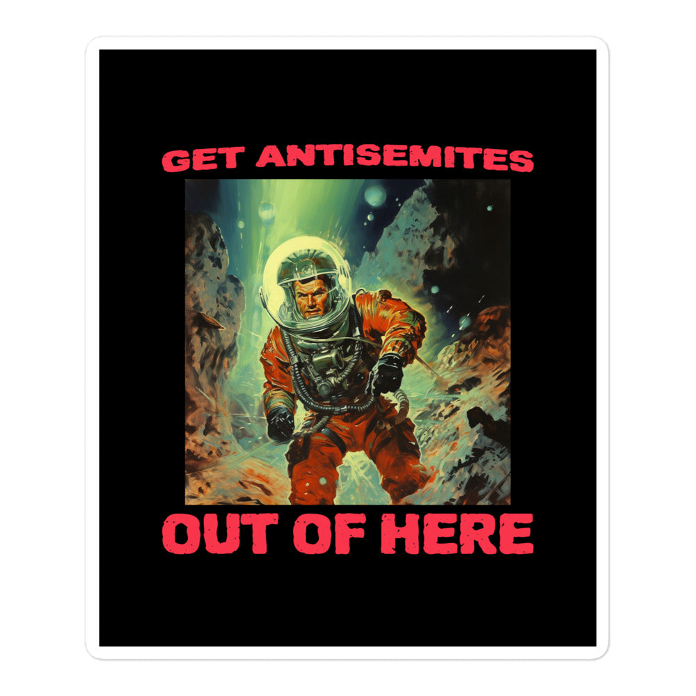 Get Alien Out | Antisemitism | Kiss Cut Sticker Jouparty