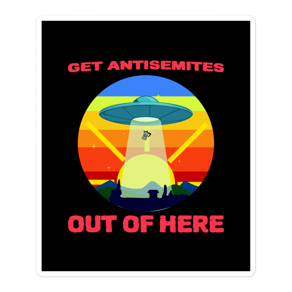 Get Alien Out | Antisemitism | Kiss Cut Sticker Jouparty