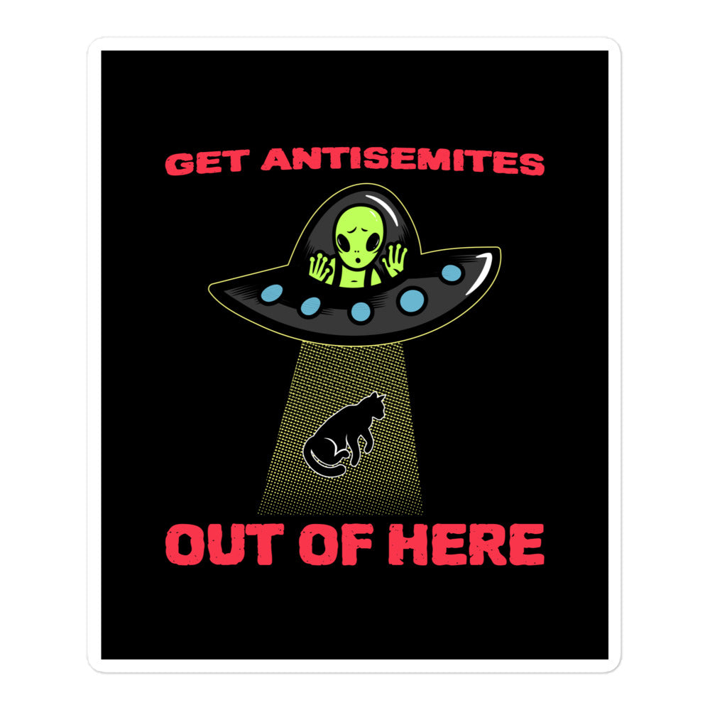 Get Alien Out | Antisemitism | Kiss Cut Sticker Jouparty