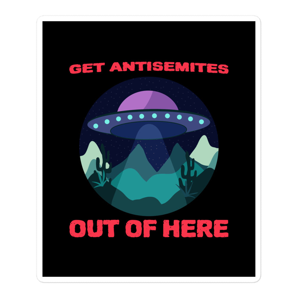 Get Alien Out | Antisemitism | Kiss Cut Sticker Jouparty