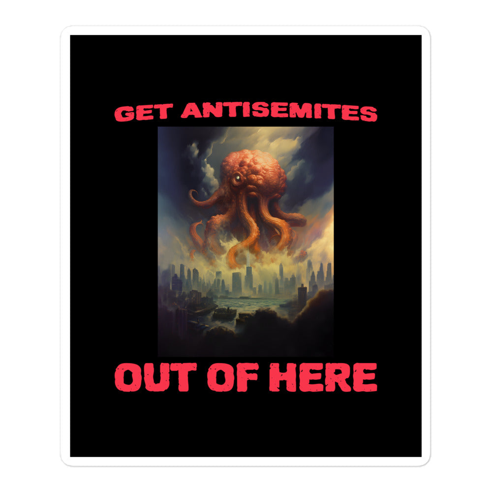 Get Alien Out | Antisemitism | Kiss Cut Sticker Jouparty