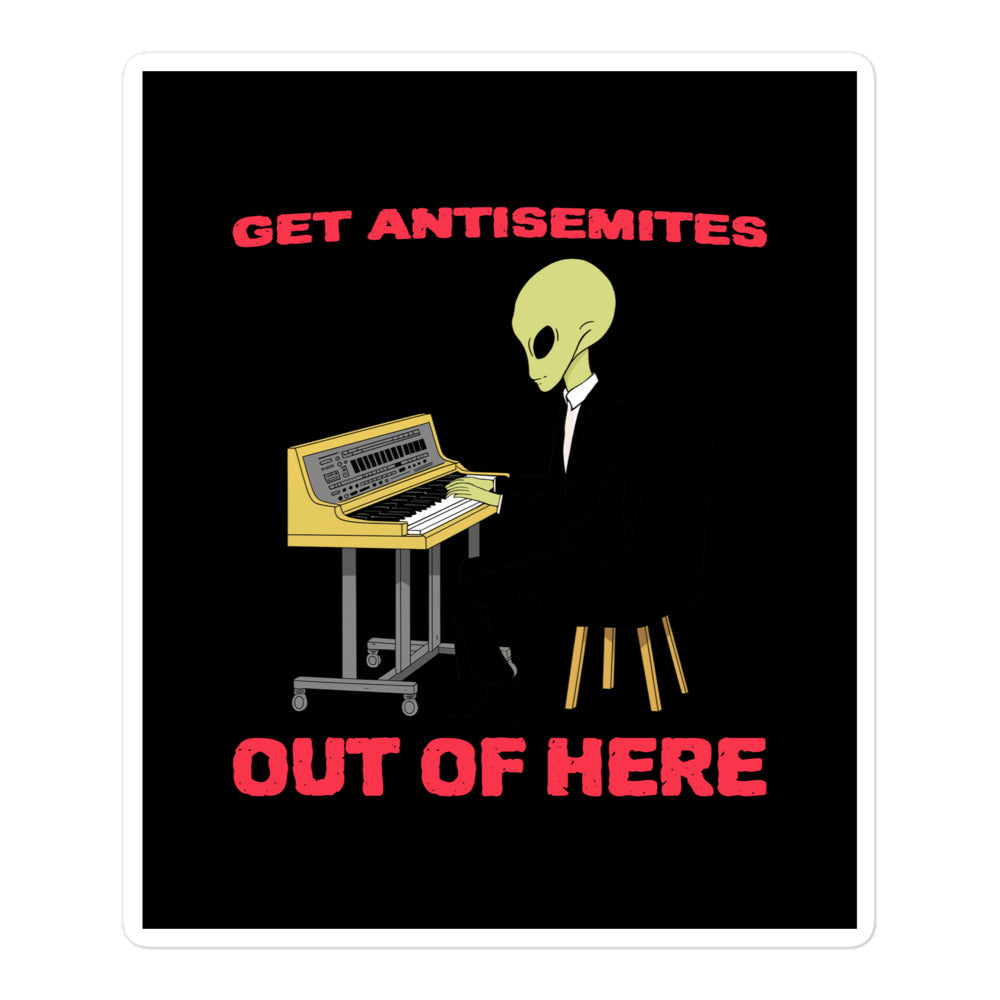 Get Alien Out | Antisemitism | Kiss Cut Sticker Jouparty