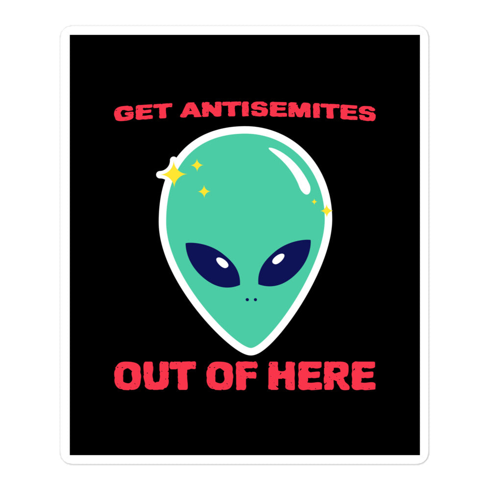 Get Alien Out | Antisemitism | Kiss Cut Sticker Jouparty