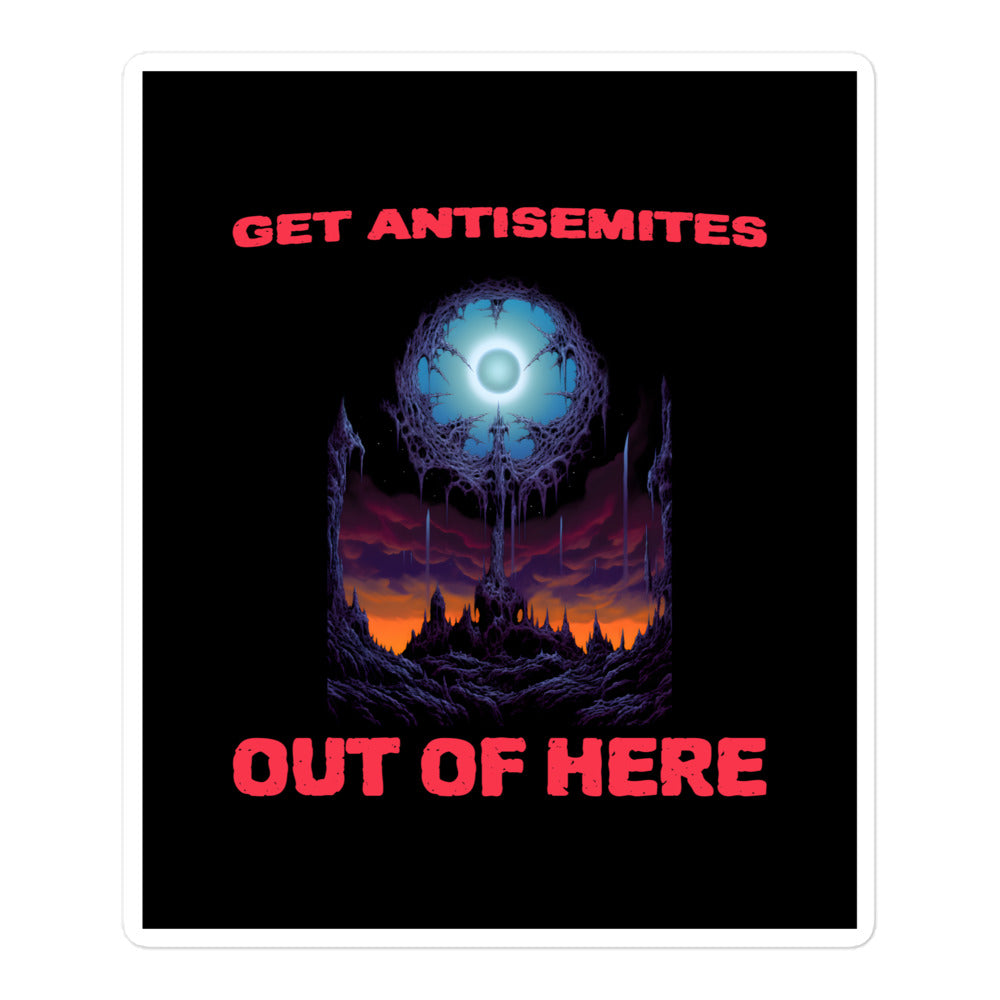 Get Alien Out | Antisemitism | Kiss Cut Sticker Jouparty