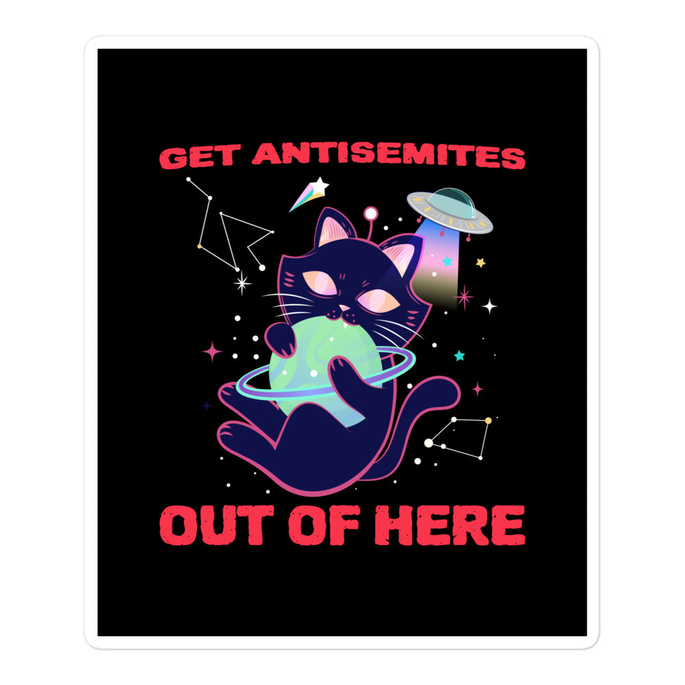 Get Alien Out | Antisemitism | Kiss Cut Sticker Jouparty