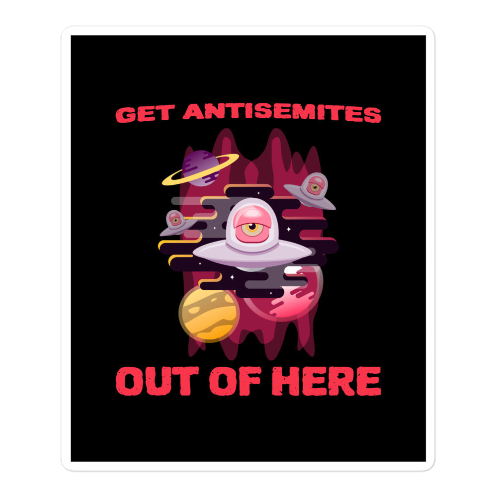 Get Alien Out | Antisemitism | Kiss Cut Sticker Jouparty