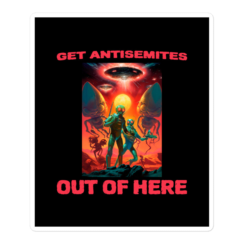 Get Alien Out | Antisemitism | Kiss Cut Sticker