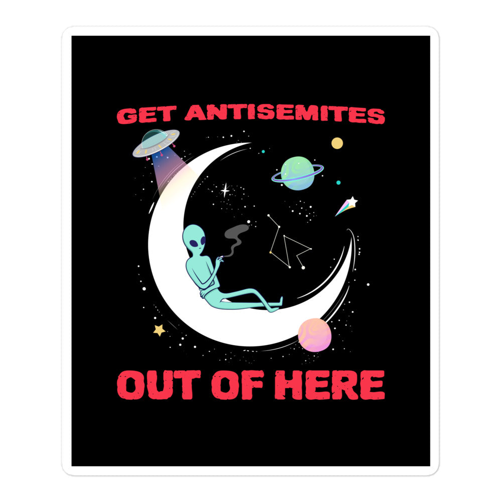 Get Alien Out | Antisemitism | Kiss Cut Sticker Jouparty