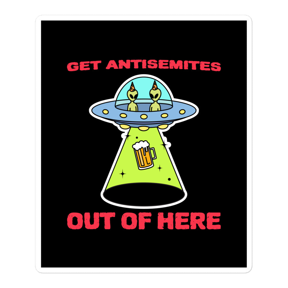 Get Alien Out | Antisemitism | Kiss Cut Sticker Jouparty
