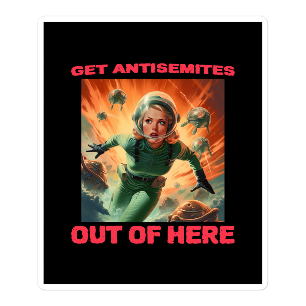 Get Alien Out | Antisemitism | Kiss Cut Sticker Jouparty