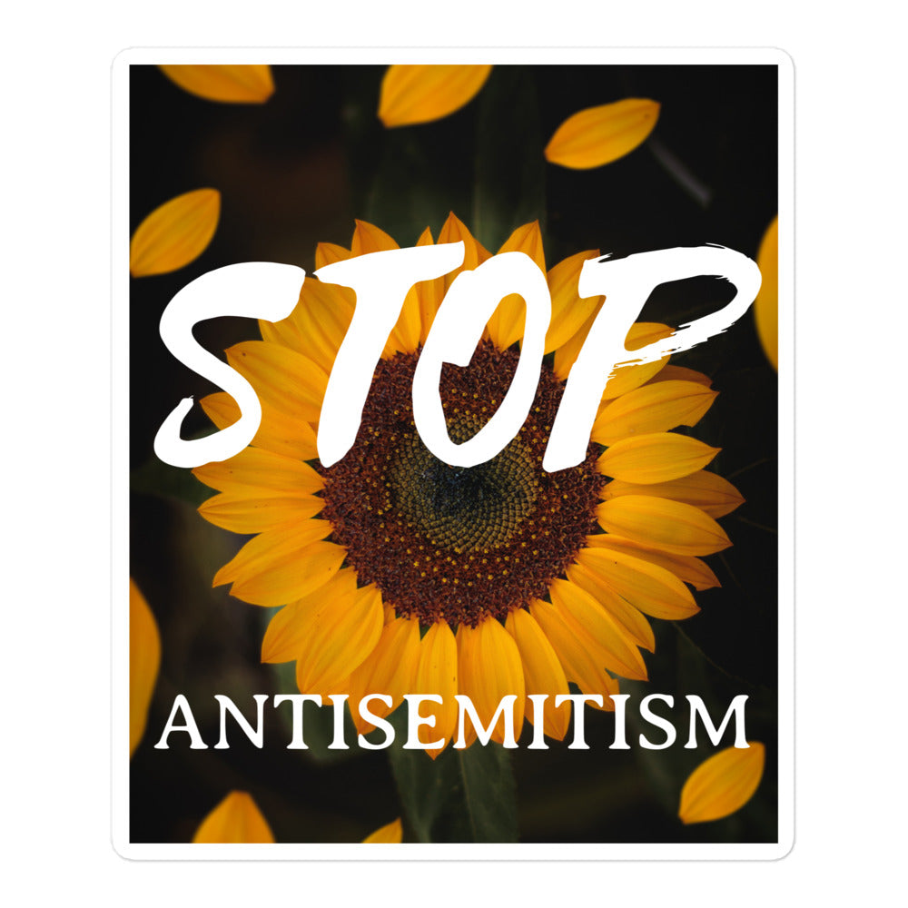 Flower Power | Antisemitism | Kiss Cut Sticker Jouparty