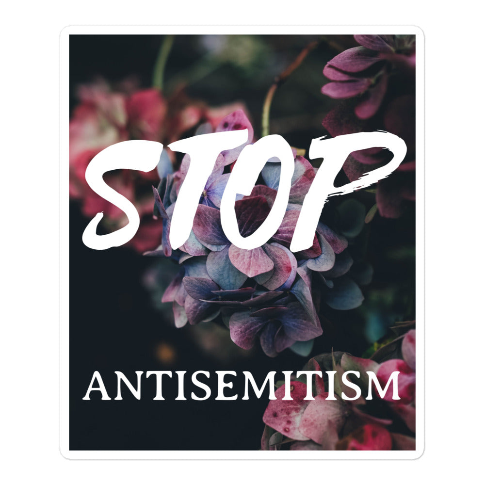 Flower Power | Antisemitism | Kiss Cut Sticker Jouparty