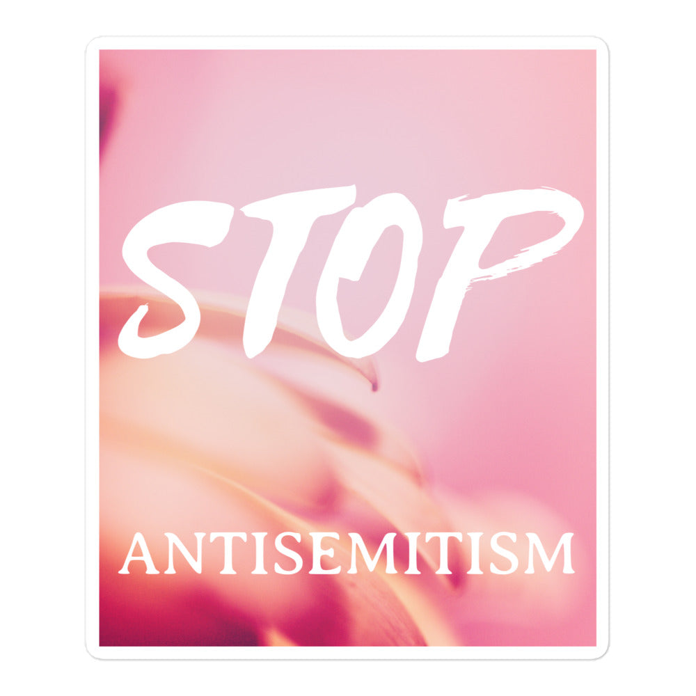 Flower Power | Antisemitism | Kiss Cut Sticker Jouparty