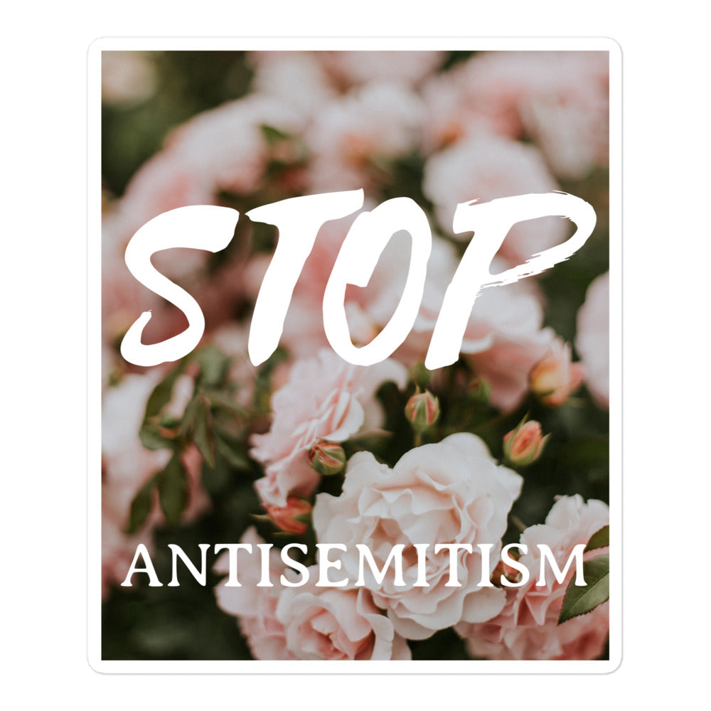 Flower Power | Antisemitism | Kiss Cut Sticker Jouparty