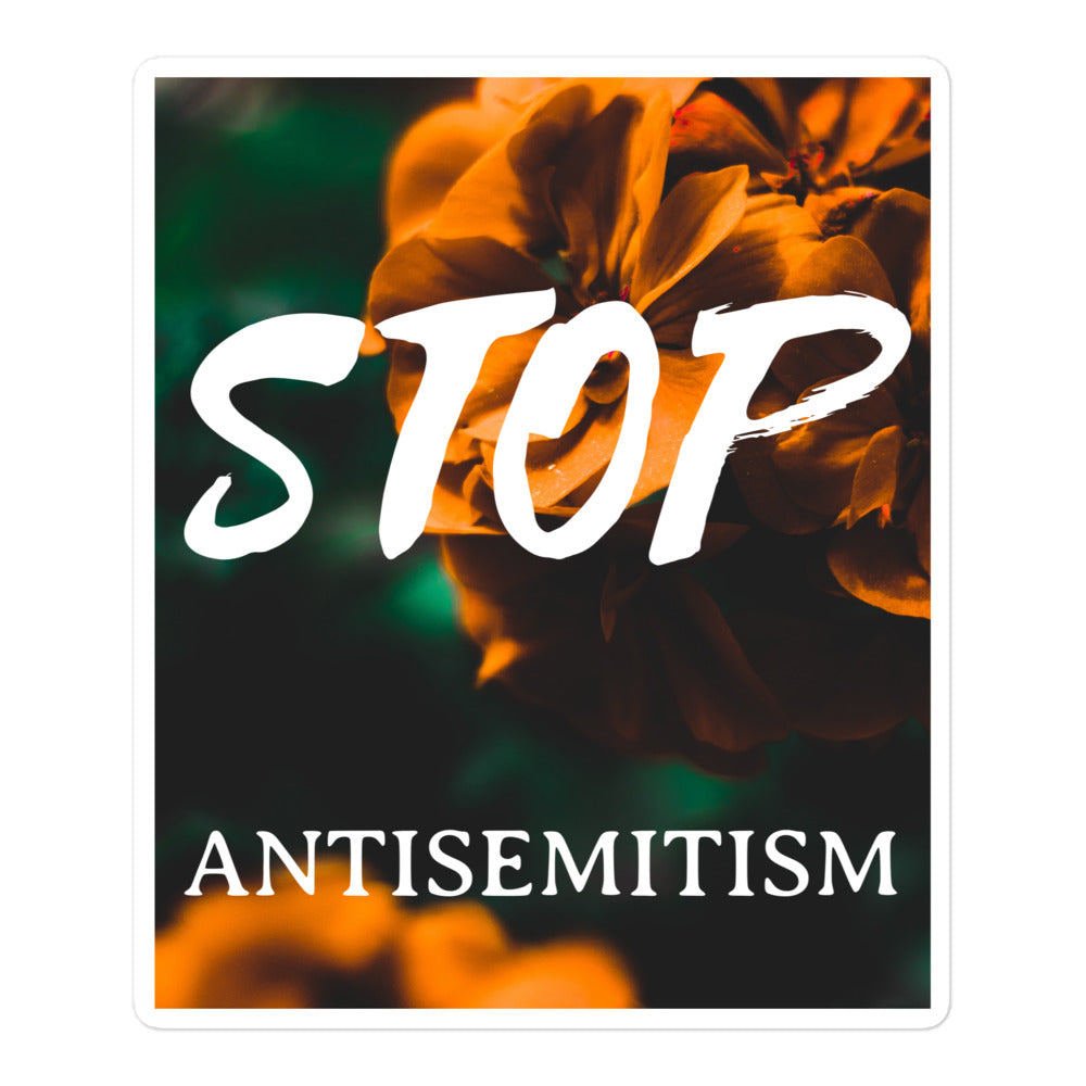 Flower Power | Antisemitism | Kiss Cut Sticker Jouparty
