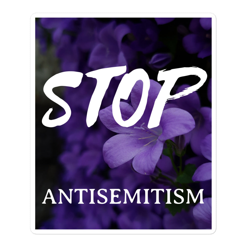 Flower Power | Antisemitism | Kiss Cut Sticker Jouparty