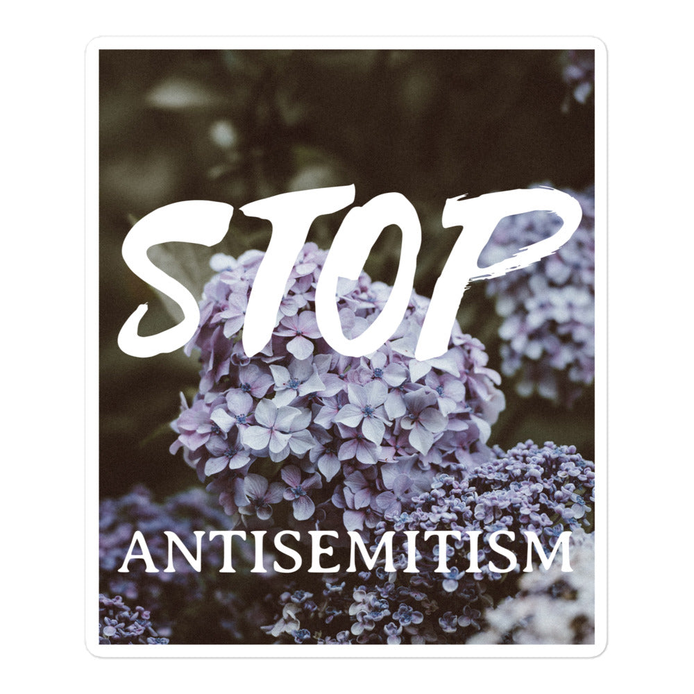 Flower Power | Antisemitism | Kiss Cut Sticker Jouparty