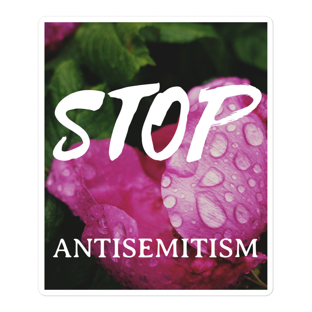Flower Power | Antisemitism | Kiss Cut Sticker