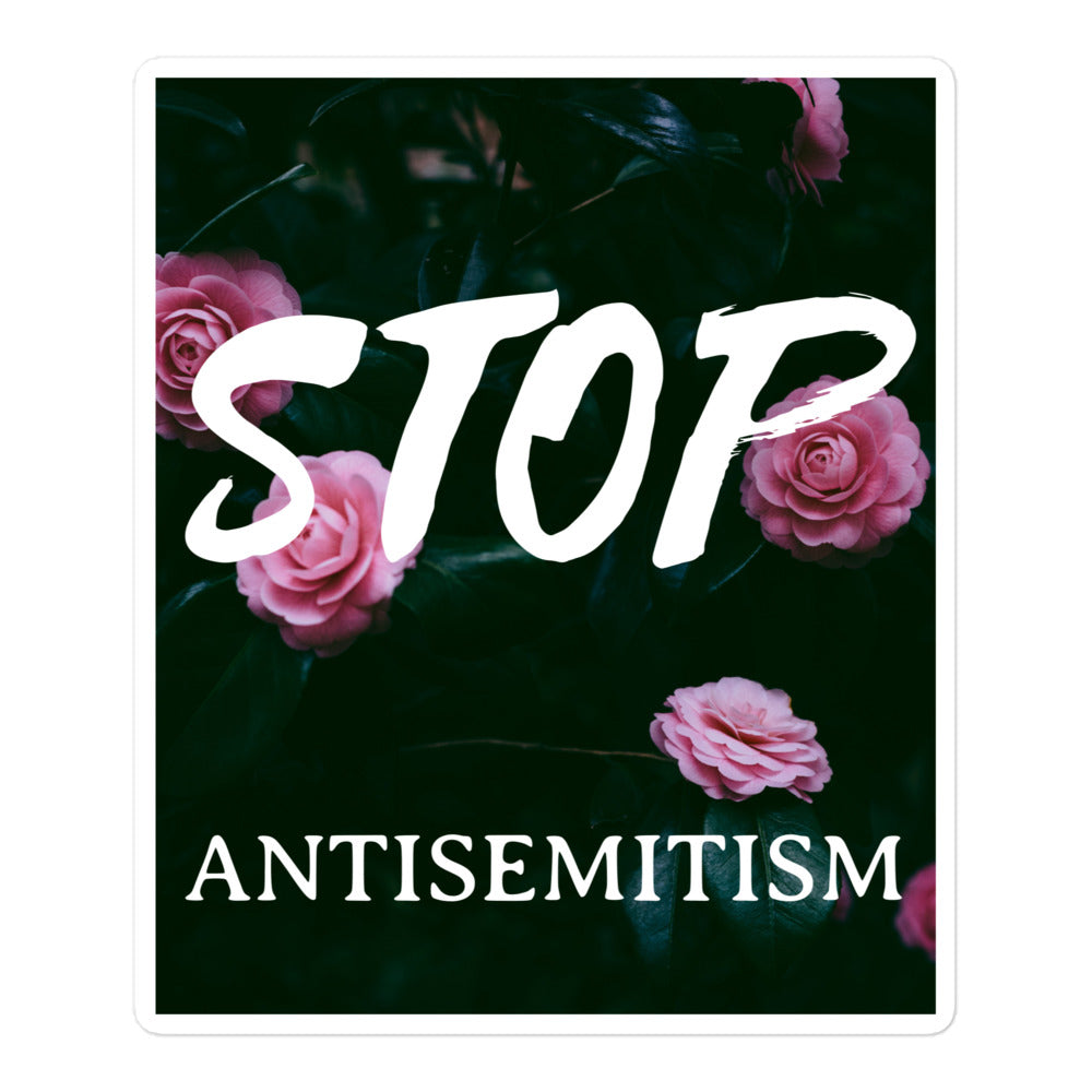 Flower Power | Antisemitism | Kiss Cut Sticker Jouparty