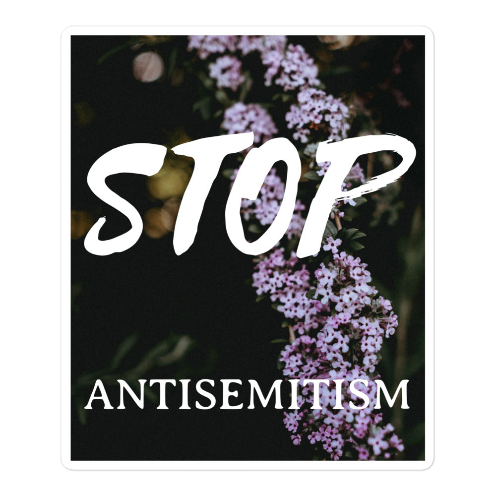 Flower Power | Antisemitism | Kiss Cut Sticker Jouparty
