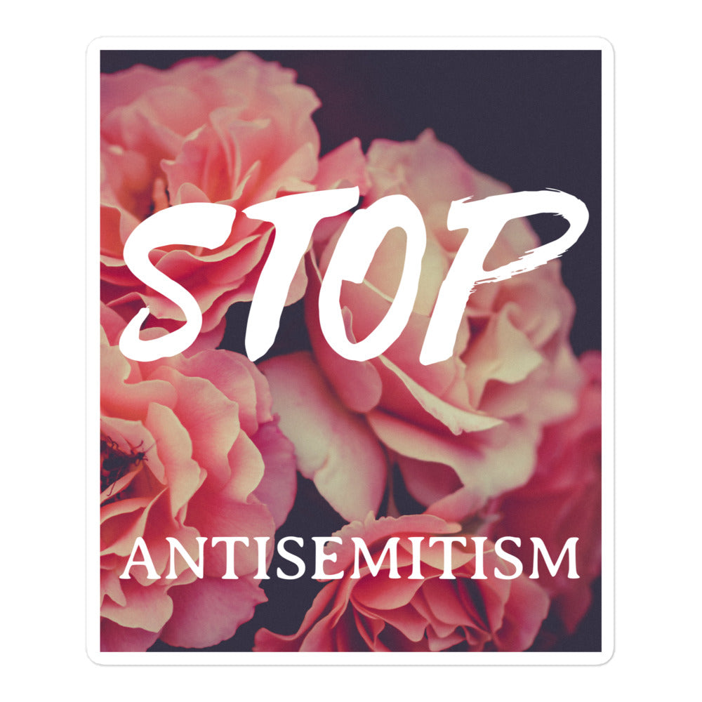 Flower Power | Antisemitism | Kiss Cut Sticker Jouparty
