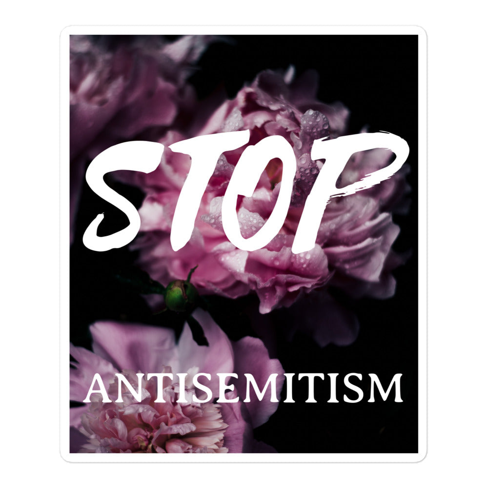 Flower Power | Antisemitism | Kiss Cut Sticker Jouparty