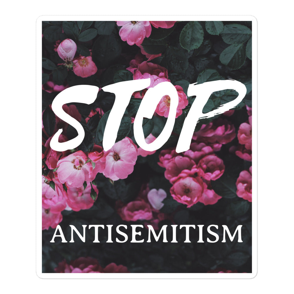 Flower Power | Antisemitism | Kiss Cut Sticker Jouparty