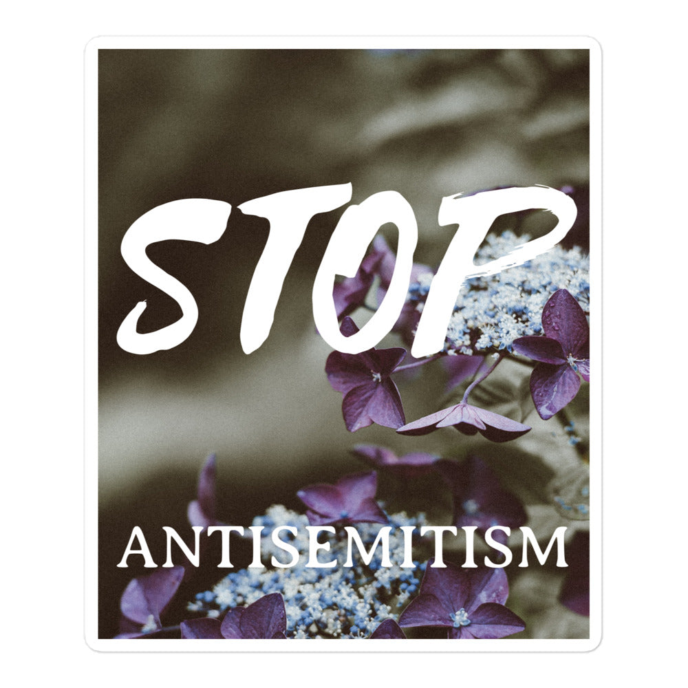 Flower Power | Antisemitism | Kiss Cut Sticker Jouparty