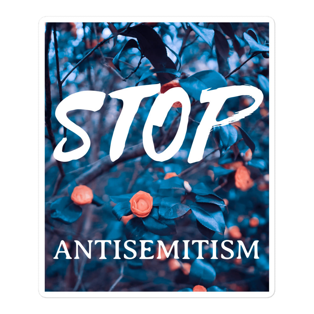 Flower Power | Antisemitism | Kiss Cut Sticker Jouparty
