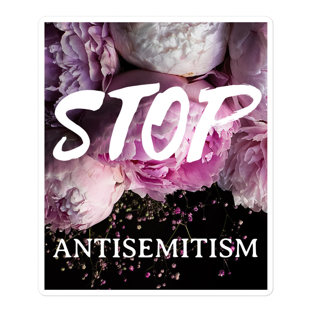 Flower Power | Antisemitism | Kiss Cut Sticker Jouparty