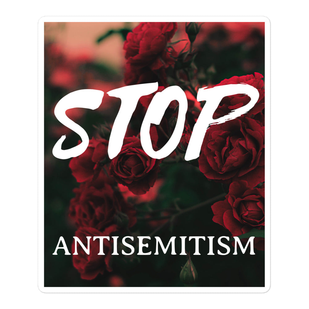 Flower Power | Antisemitism | Kiss Cut Sticker Jouparty