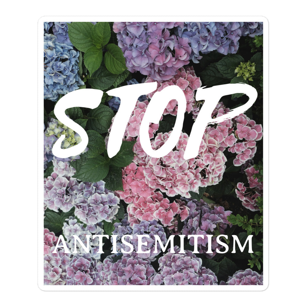 Flower Power | Antisemitism | Kiss Cut Sticker Jouparty