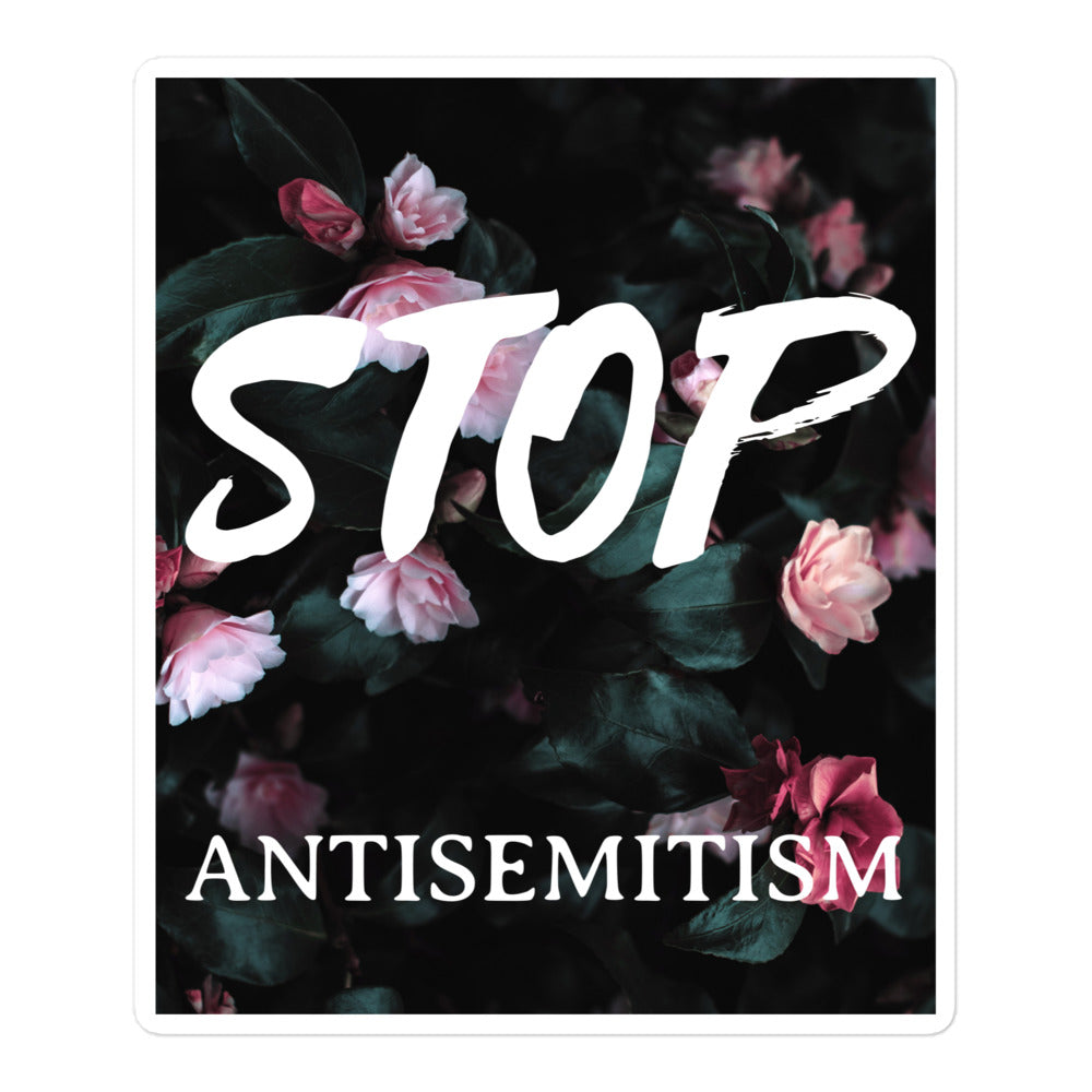 Flower Power | Antisemitism | Kiss Cut Sticker Jouparty