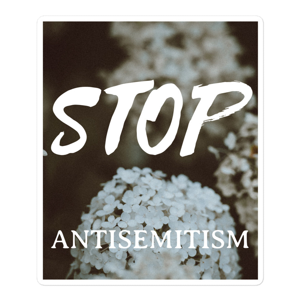 Flower Power | Antisemitism | Kiss Cut Sticker Jouparty