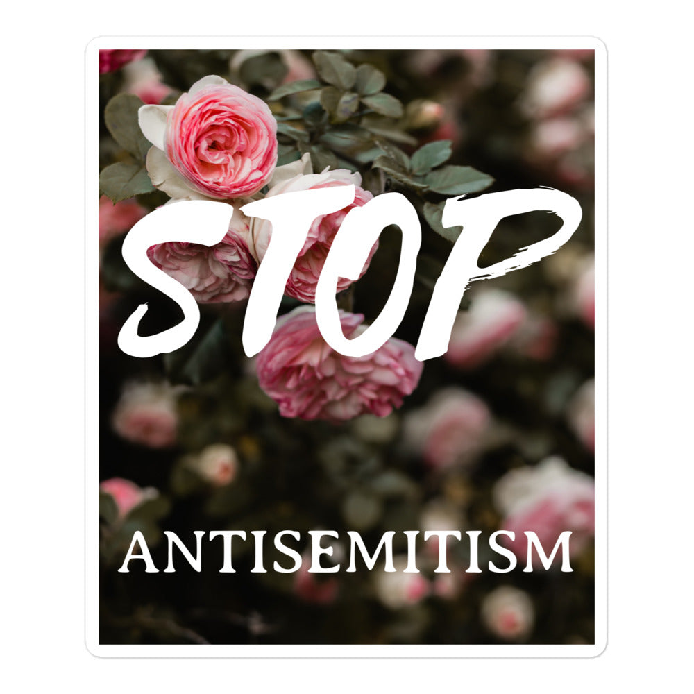 Flower Power | Antisemitism | Kiss Cut Sticker Jouparty
