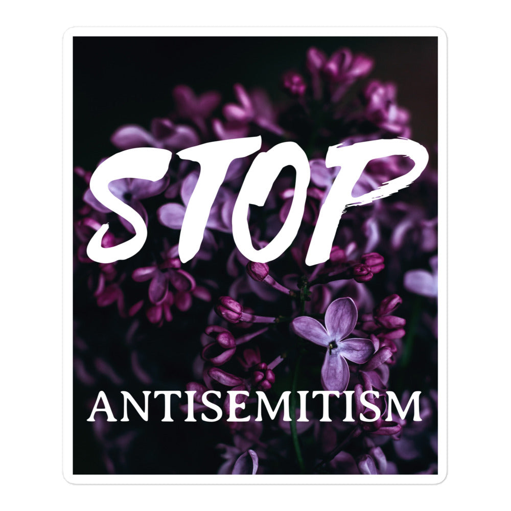 Flower Power | Antisemitism | Kiss Cut Sticker Jouparty