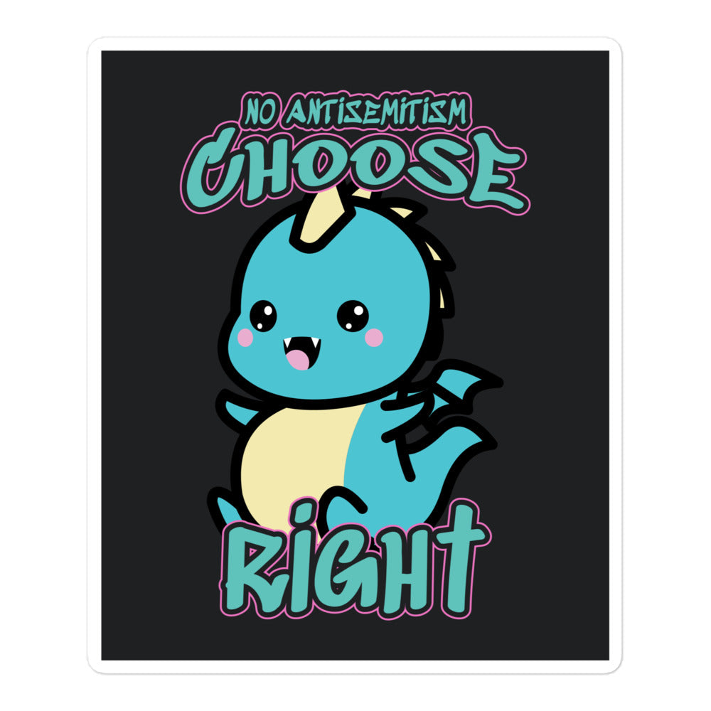 Choose Right | Antisemitism | Kiss Cut Sticker Jouparty