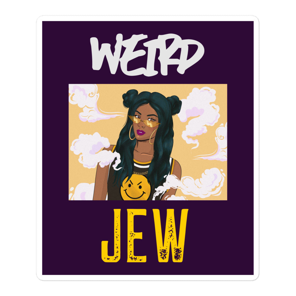 Weird Jew | Kiss Cut Sticker Jouparty