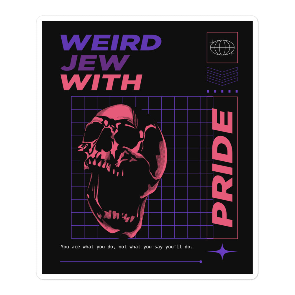 Weird Jew | Kiss Cut Sticker