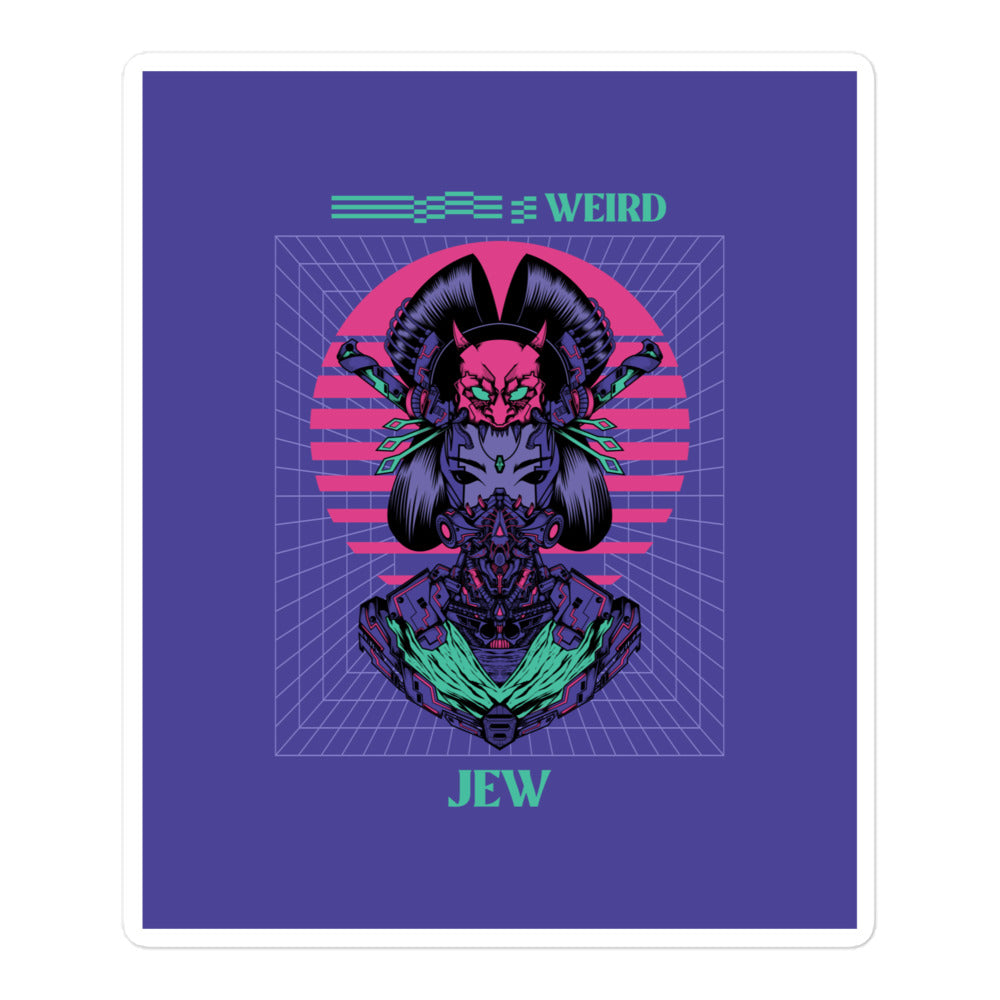 Weird Jew | Kiss Cut Sticker Jouparty