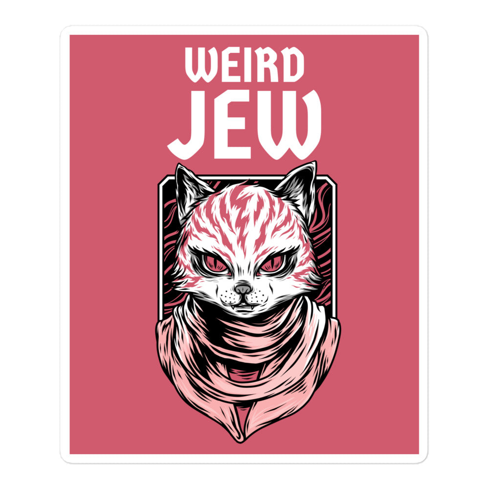 Weird Jew | Kiss Cut Sticker Jouparty