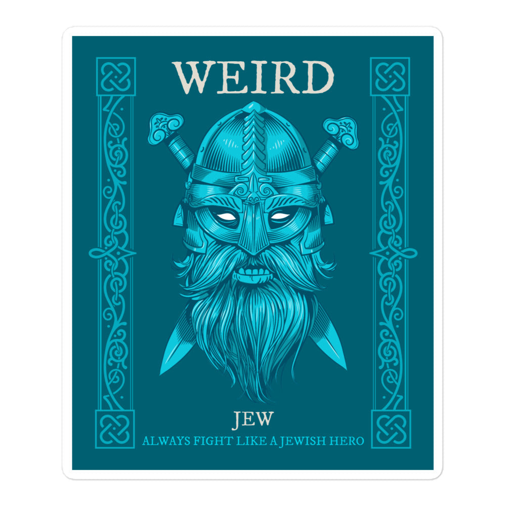 Weird Jew | Kiss Cut Sticker Jouparty