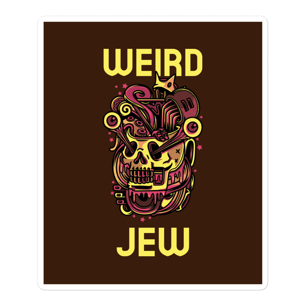 Weird Jew | Kiss Cut Sticker Jouparty