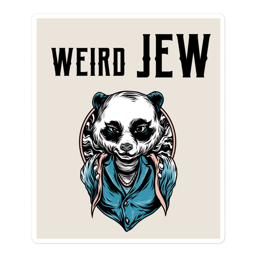 Weird Jew | Kiss Cut Sticker Jouparty