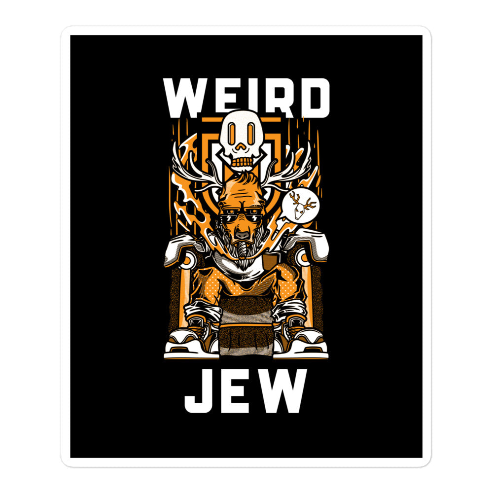 Weird Jew | Kiss Cut Sticker Jouparty